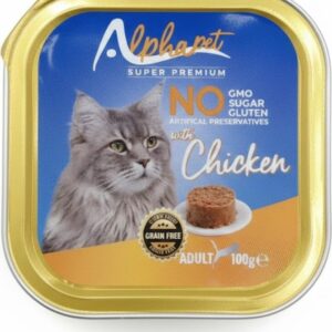 BARQUETTE ALPHAPET ADULT CHICKEN 100 G