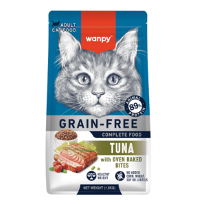 Wanpy Croquettes Grain Free au Thon pour Chat Adulte 1.5kg